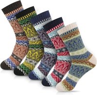 FYC Warm Thick Soft Wool Cozy Crew Socks for Women - $7.98 at Amazon.com