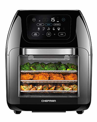 CHEFMAN 10L Digital Air Fryer, Rotisserie, Dehydrator & Convection Oven w/ 17 Presets