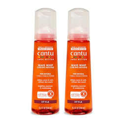 Cantu Wave Whip Curling Mousse for Natural Hair, 8.4 fl oz 2-Pack